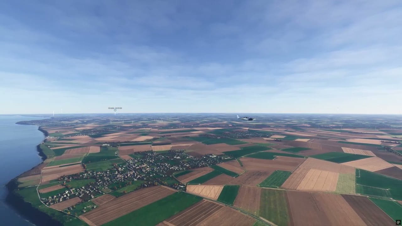 Low Level/Hi Speed Flight from (LFAB) Dieppe, Normandy, France to (LFOS) Saint-Sylvain, France