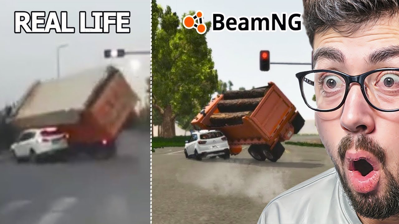 ACCIDENTES BASADOS EN LA VIDA REAL 😱 | BeamNG Drive #6