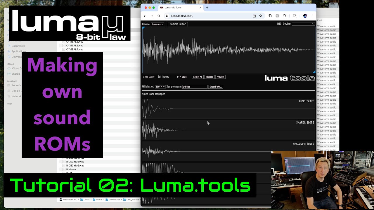 Luma-mu - Tutorial 02 - Creating own sounds with Luma.tools