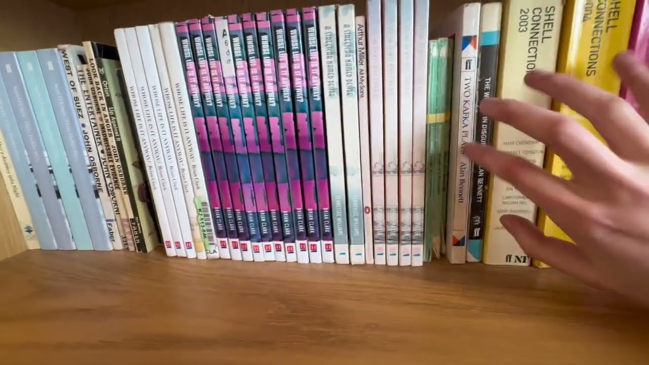 My First ASMR Video on the Bookshelf