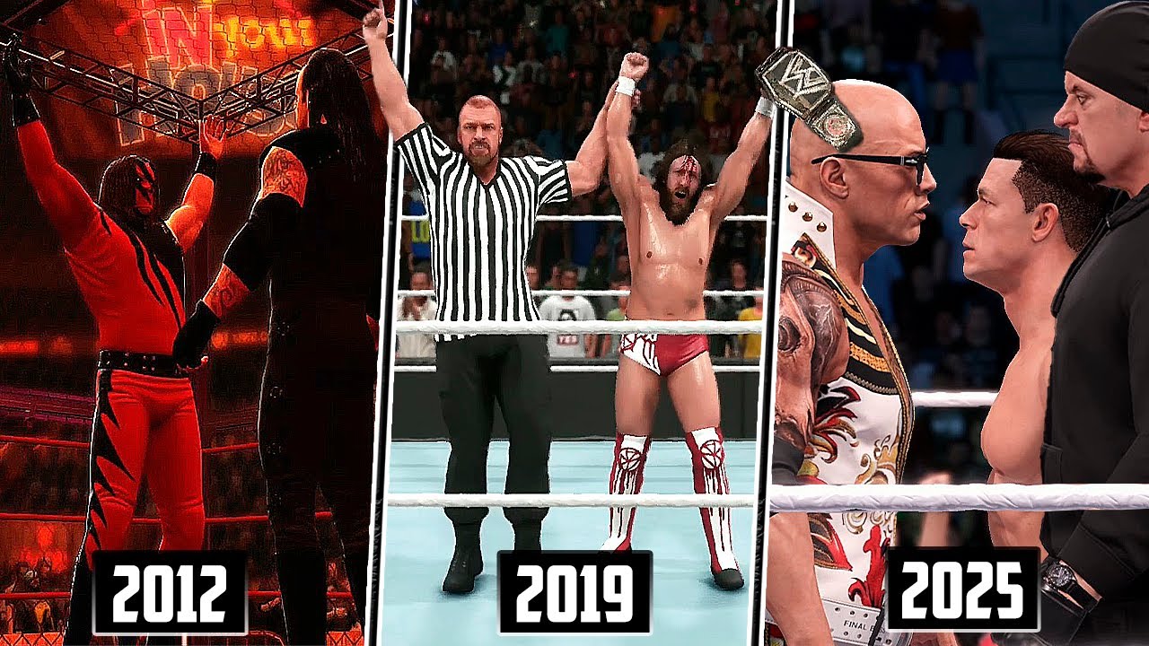Эволюция режима Showcase в играх WWE 2K! (WWE 13 - WWE 2K25)