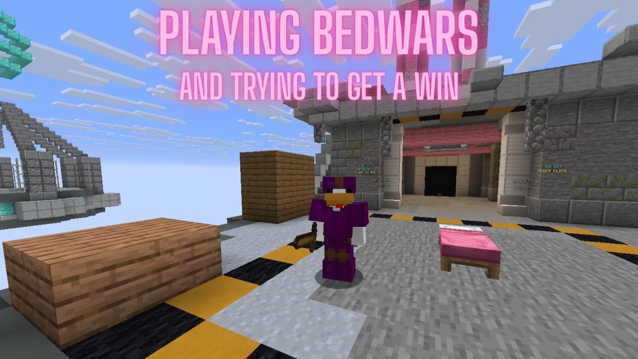 Playing BEDWARS On Hypixel!