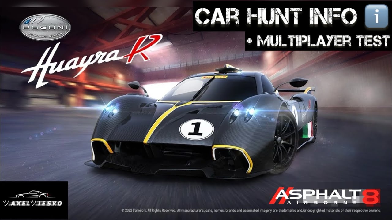 Pagani Huayra R - FULLY PRO - Multiplayer Test 🏆 New Car Hunt ℹ️| Asphalt 8