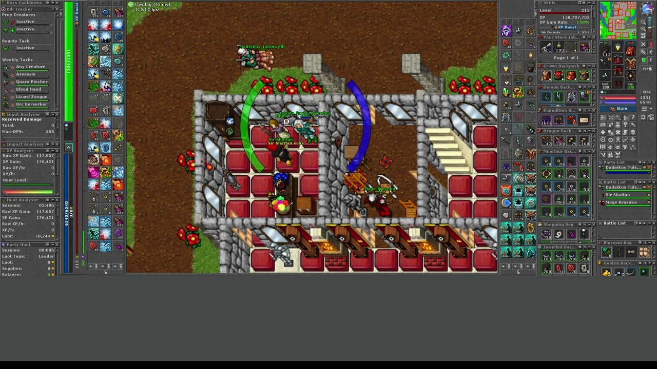 Tibia Dracobra -The Annihilator Quest - 4 mages 2026-01-15
