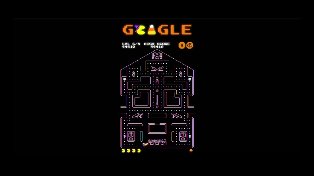 Pac-Man - Google Halloween Event Browser Game