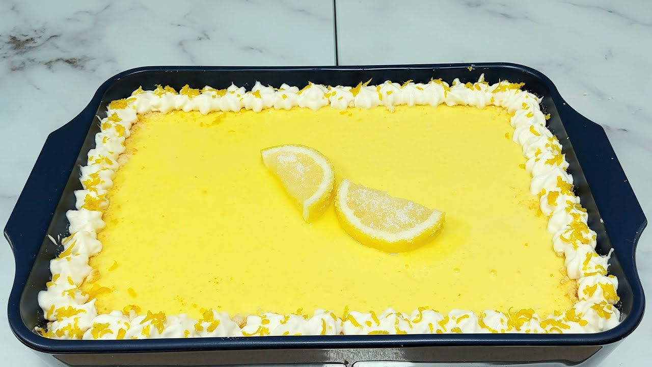 ❄️ TARTA HELADA DE LIMÓN Y YOGUR 🍋 EN 5 MINUTOS 🖐 CON BATIDORA // BEATRIZ COCINA