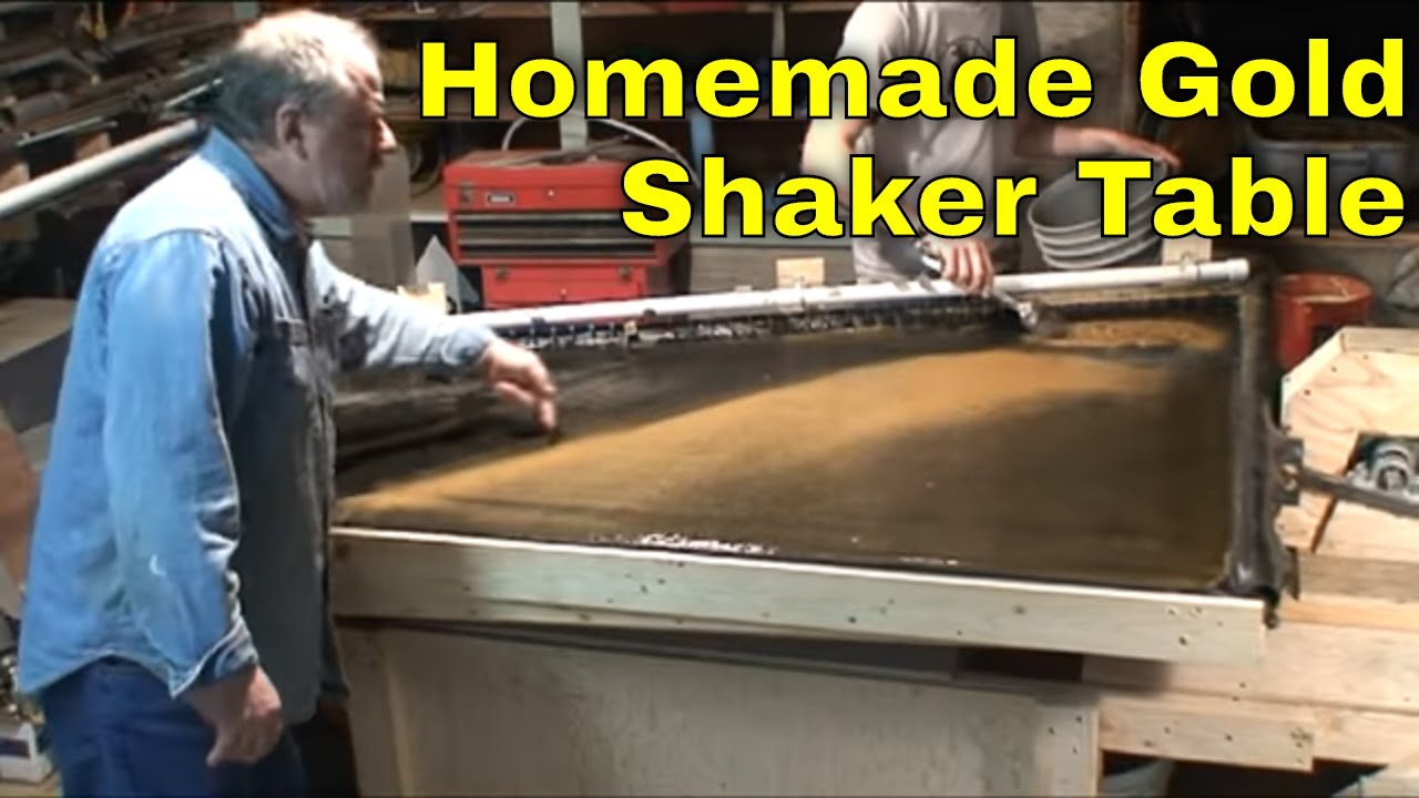 DIY Gold Shaker Table For Nome Beach Gold, Alaska Homemade for Fine, Flour Gold Recovery  MBMM