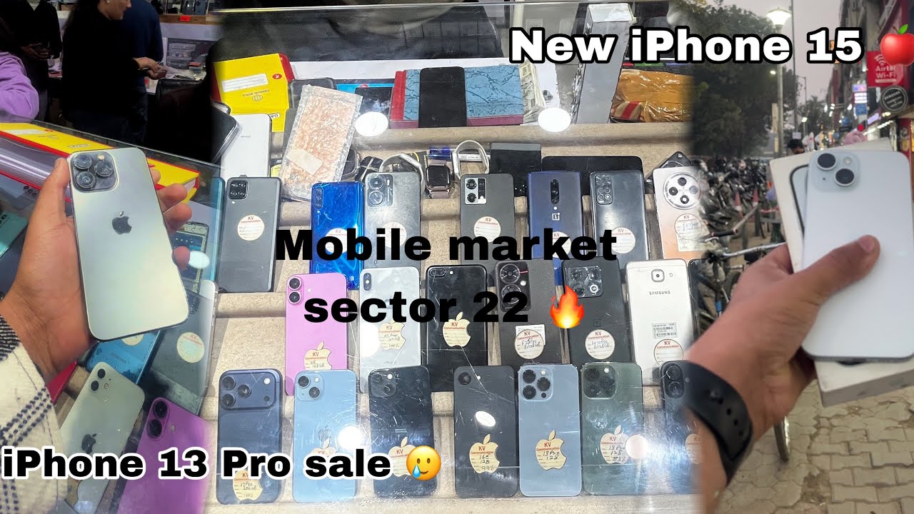 Mobile market sector 22|New iPhone 15🍎||iPhone 13 Pro sale🥲||#new #viral #trendingvlog #newiphone15 