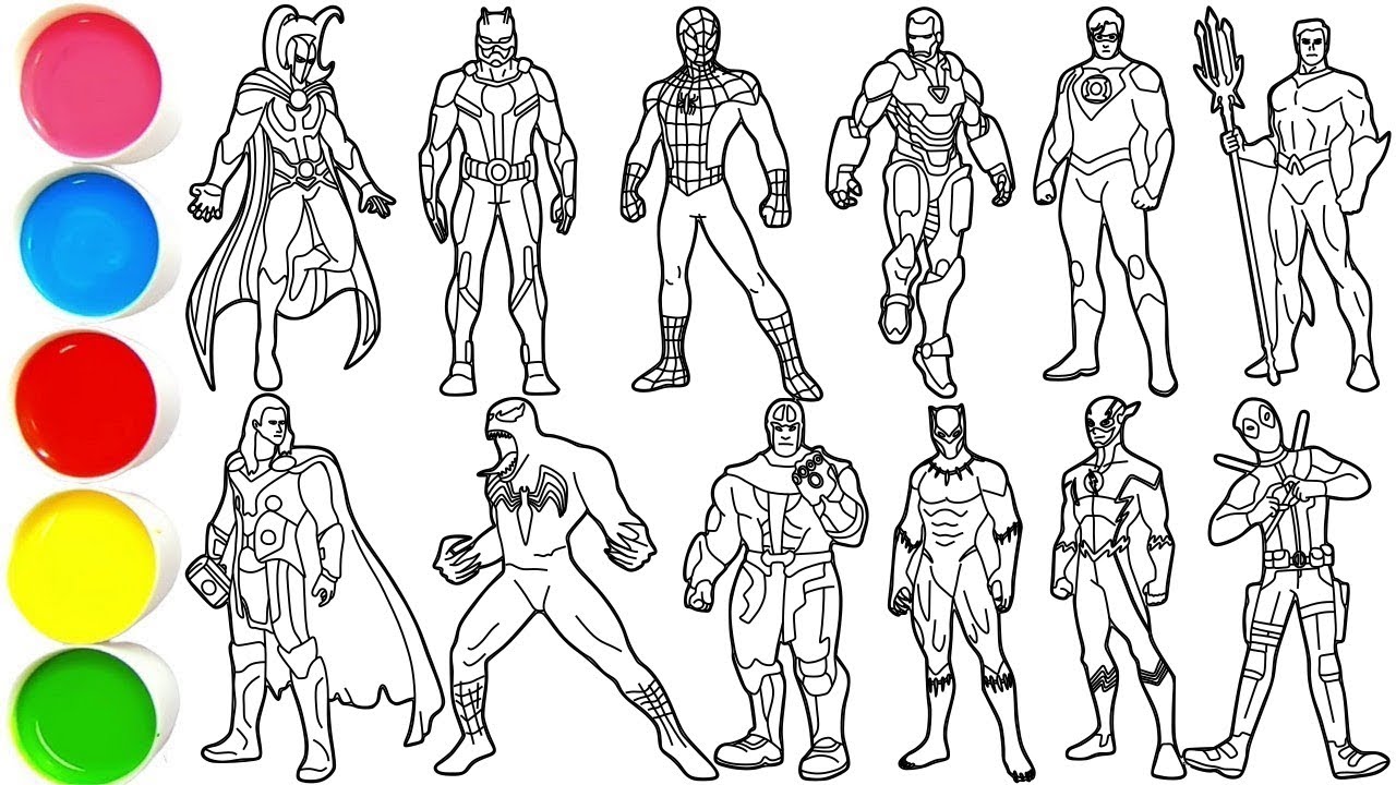 Draw Twelve Legendary Superheroes in Minutes - Ant-Man, Spider-Man, Iron Man, Aquaman & others