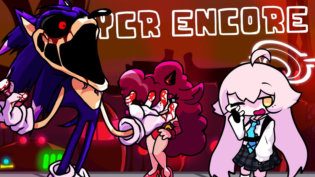 YOU CAN'T RUN ENCORE, But it's Sonic.ExE Vs. Hoshino! [YCR Encore Remake | FNF x Blue Archive]