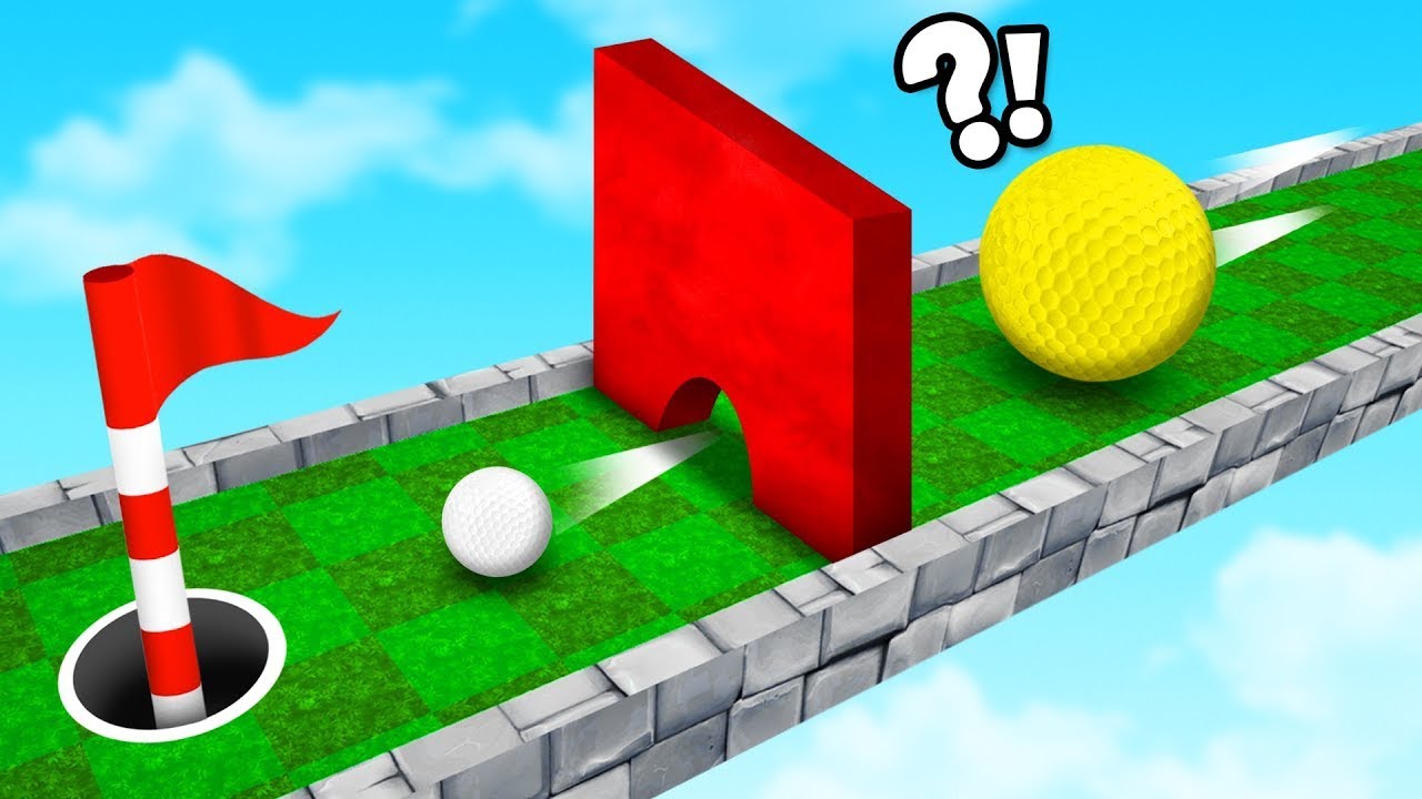 Du brauchst 200 IQ in dieser HOLE IN ONE Golf it MAP