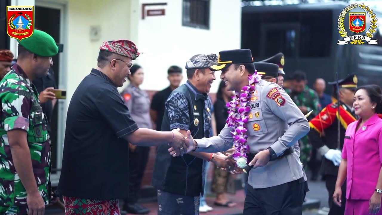 Serah Terima Jabatan Kapolres Karangasem