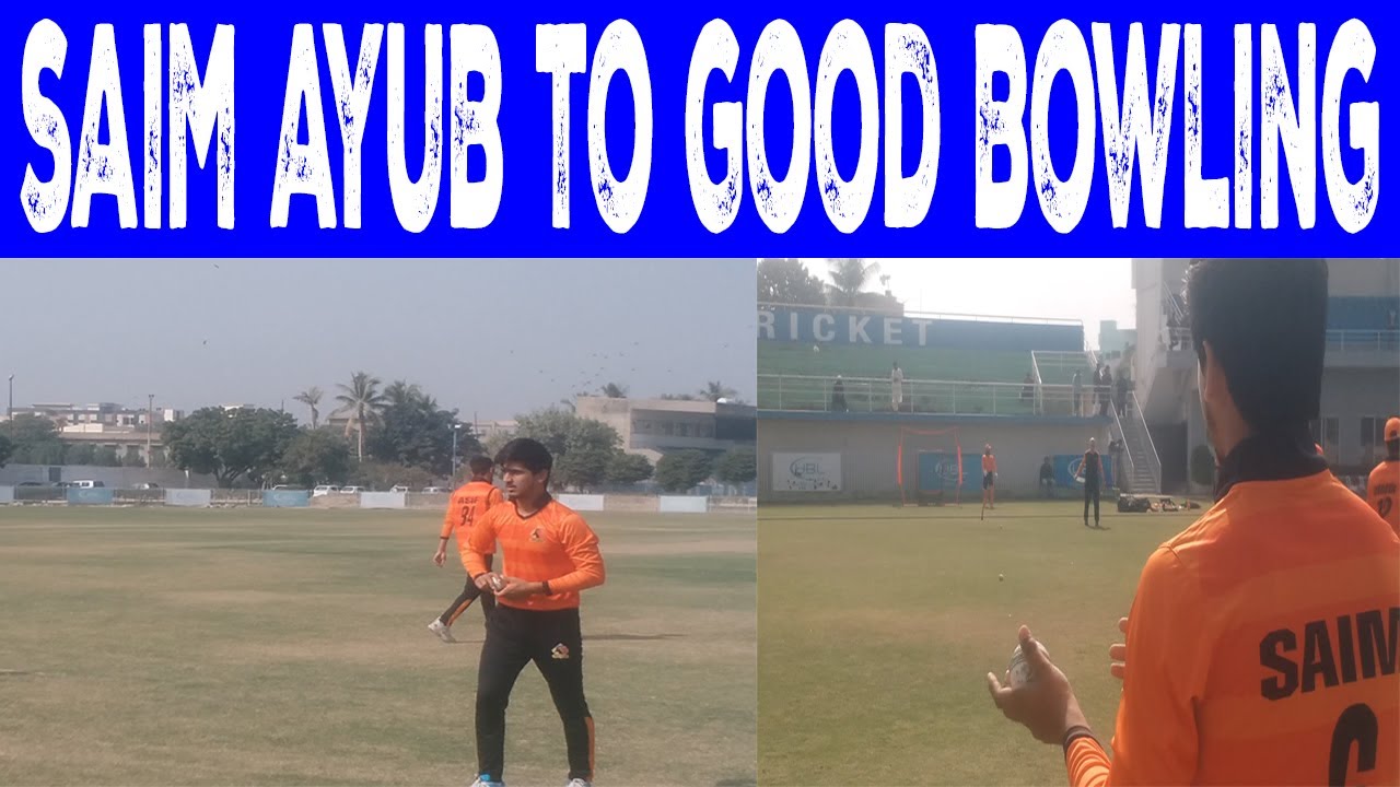 saim ayub bowling practice pakistan cup 2022\23
