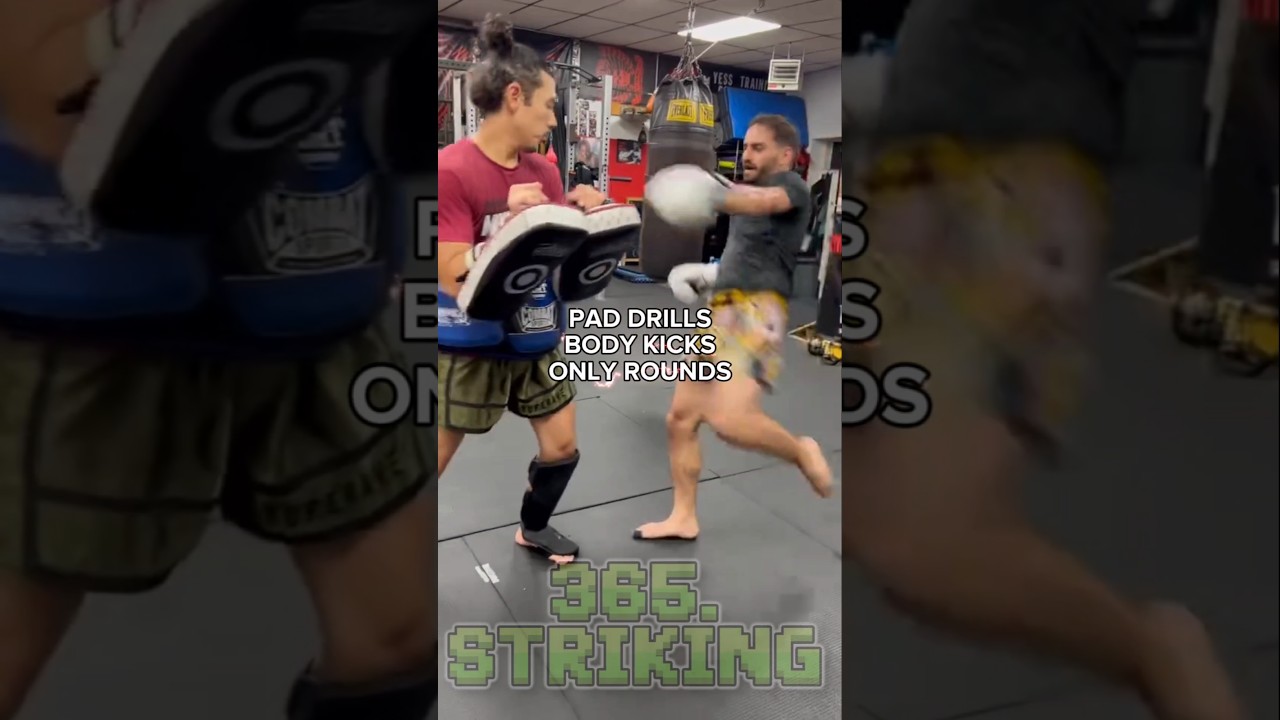 DAY 246 with @365.Striking - BODY KICKS ONLY ROUNDS 