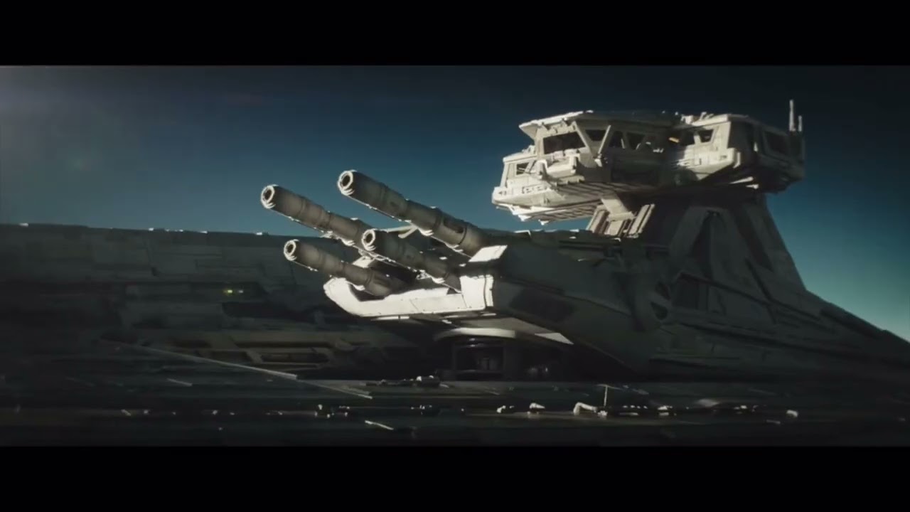 The Mandalorian - tie interceptors & bombers vs Mandalorian fleet 3x8