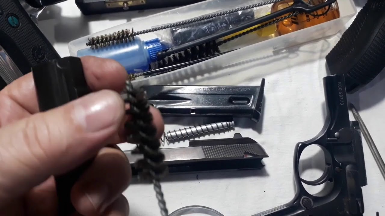 Pistola 380/58S. Limpeza e manutenção detalhado