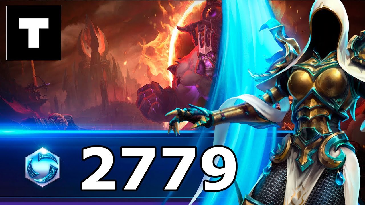 Heroes of the Storm Ауриэль Геймплей | Оскверненные Святилища | 2779