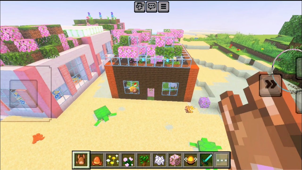 building my dream beehive greenhouse 🌸✨ | cozy minecraft [no mic]