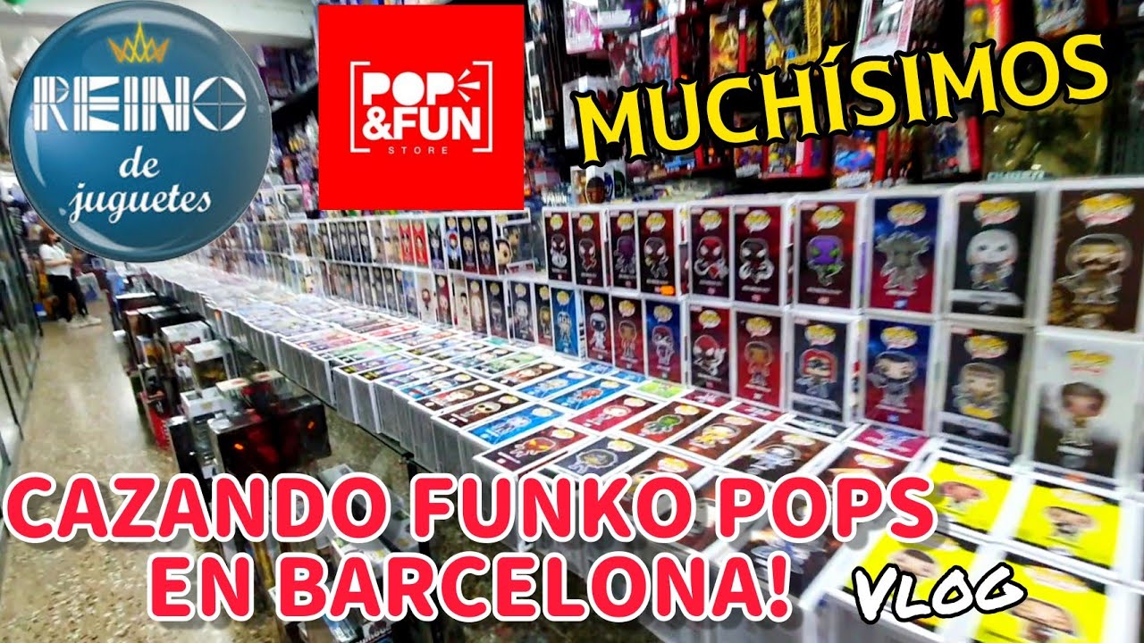 PEDAZO TIENDA!! CAZANDO FUNKO POPS EN BARCELONA | Galeries Maldá, Pop and Fun y más!