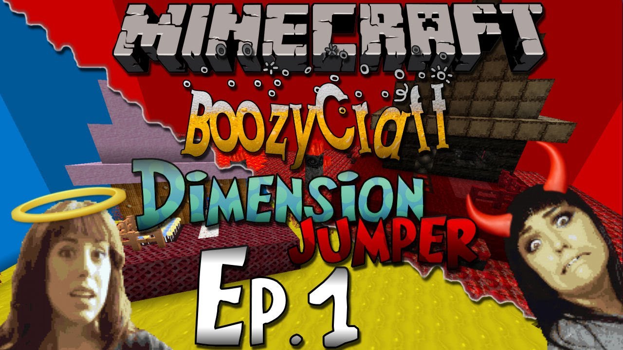 BOOZYCRAFT! Dimension Jumper w/ MKtheWorst: Ep. 1 ALL the FAIL!!