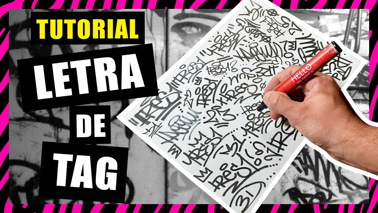 💥 COMO FAZER LETRA DE TAG - TUTORIAL COMPLETO 💥