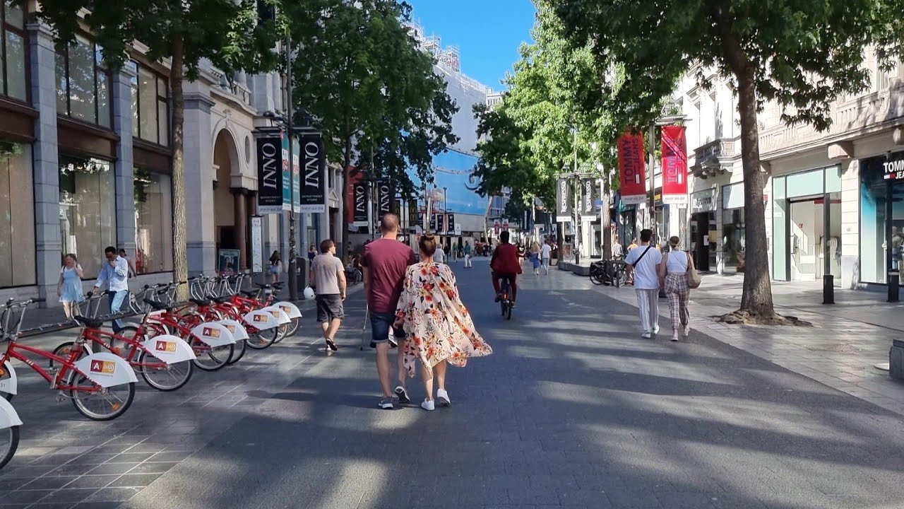 De Meir Antwerpen Belgium 4K