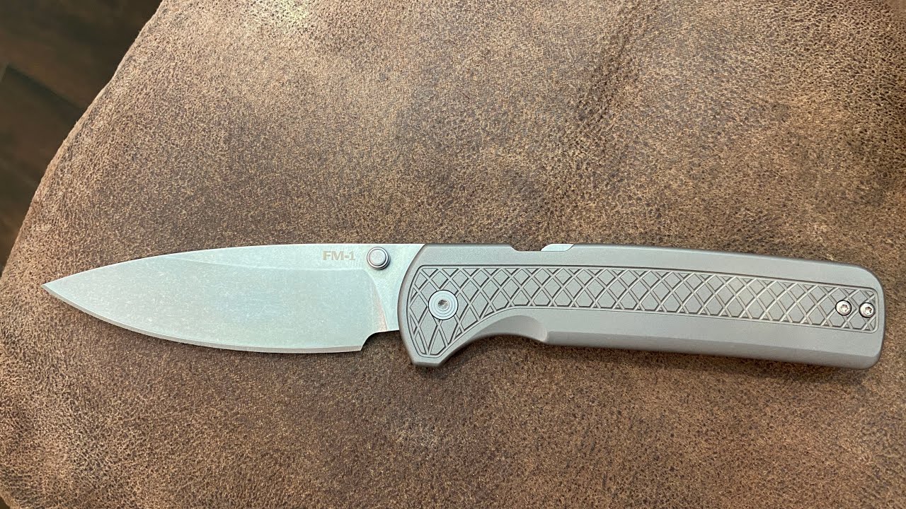 The New Cold Steel FM-1!!!!! Titanium scales. S35VN blade!!