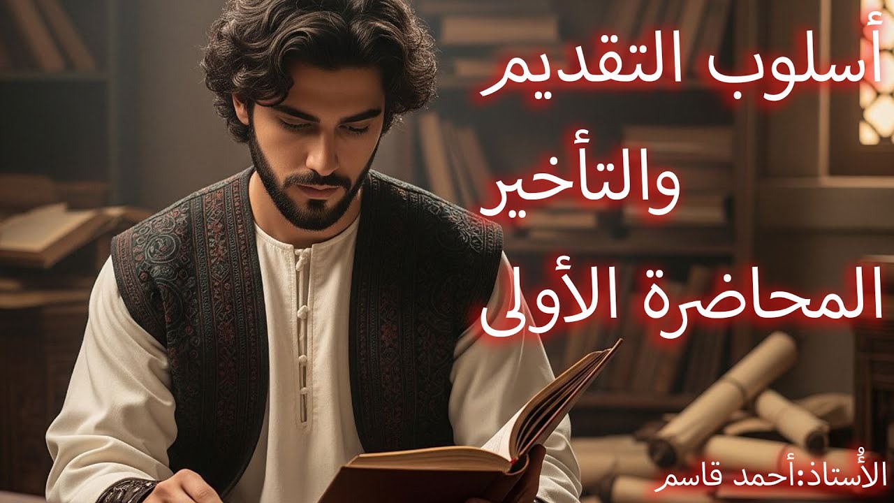 أسلوب التقديم والتأخير (المحاضرة الأولى)