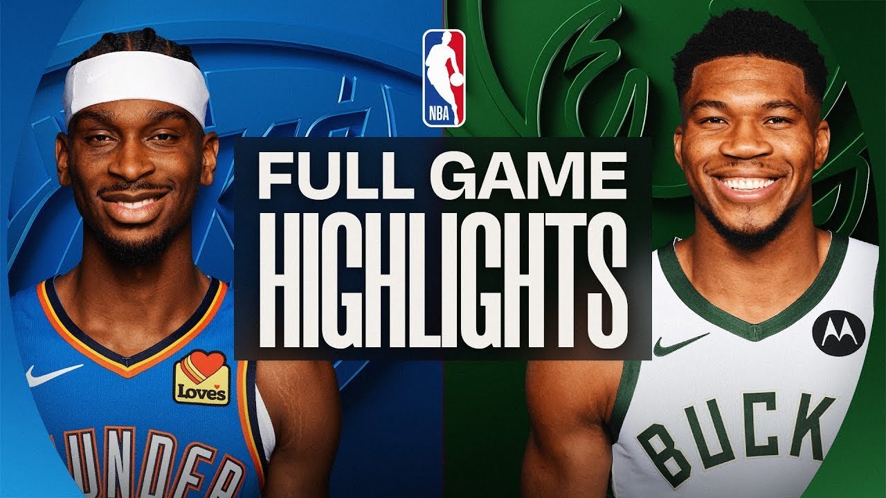 Oklahoma City Thunder vs Milwaukee Bucks Full Game Highlights - Jan 21 , 2026 | NBA