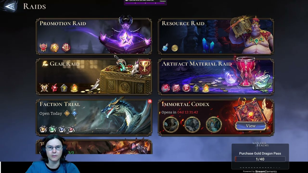 Watcher of Realms – F2P Day 30 Progression: Quick Dailies, Campaign Attempts & Cool Summon Pull!