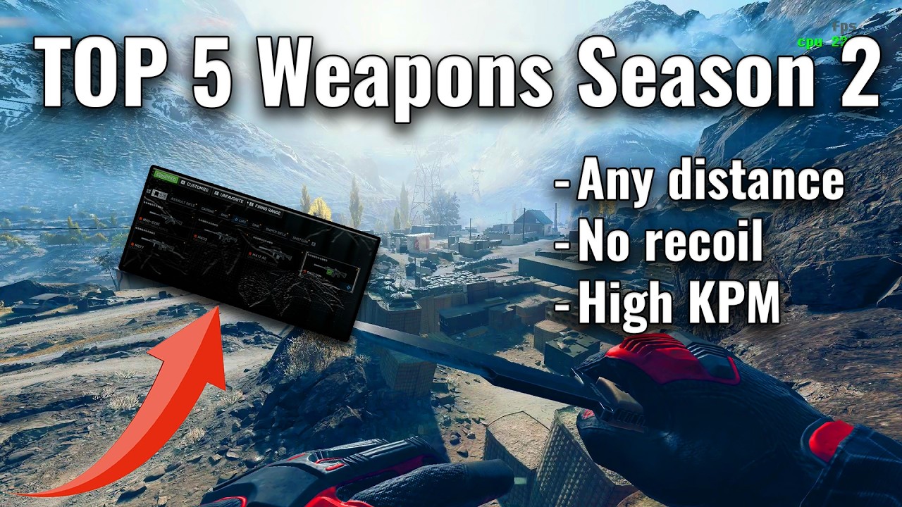 Top5 Best builds for Season 2 #battlefield #battlefiel6