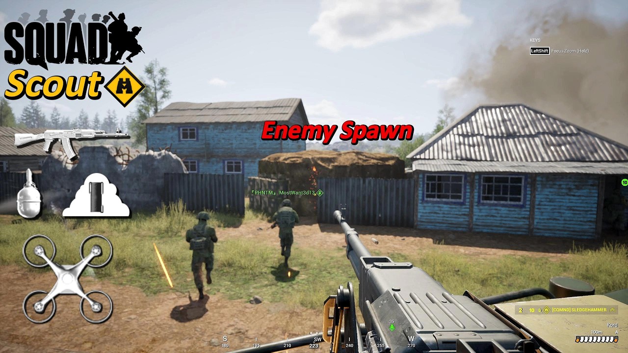 Наблюдай и захватывай | SQUAD [Игровой процесс пехоты]