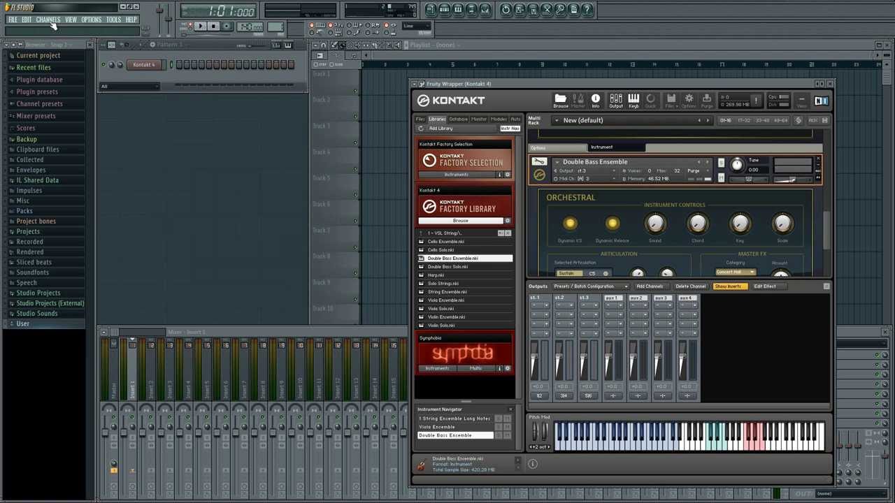 Routing Kontakt in FL Studio