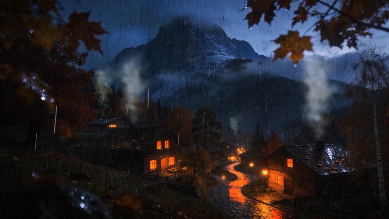 Cozy Rainy Night 🌧️ Relaxing Thunder and Rain Sounds for Deep Sleep, Insomnia & Stress Relief