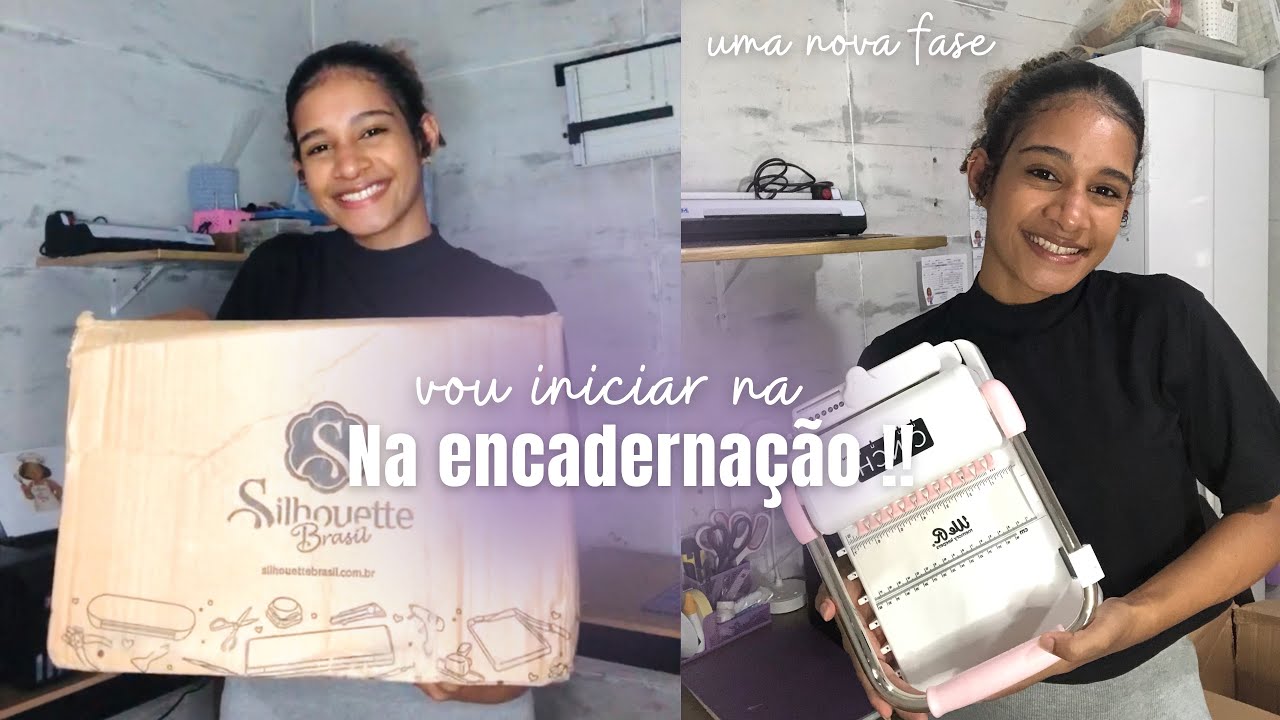 UMA NOVA FASE! / Unboxing  da minha nova funcionária, para o meu ateliê de Papelaria Personalizada 💜