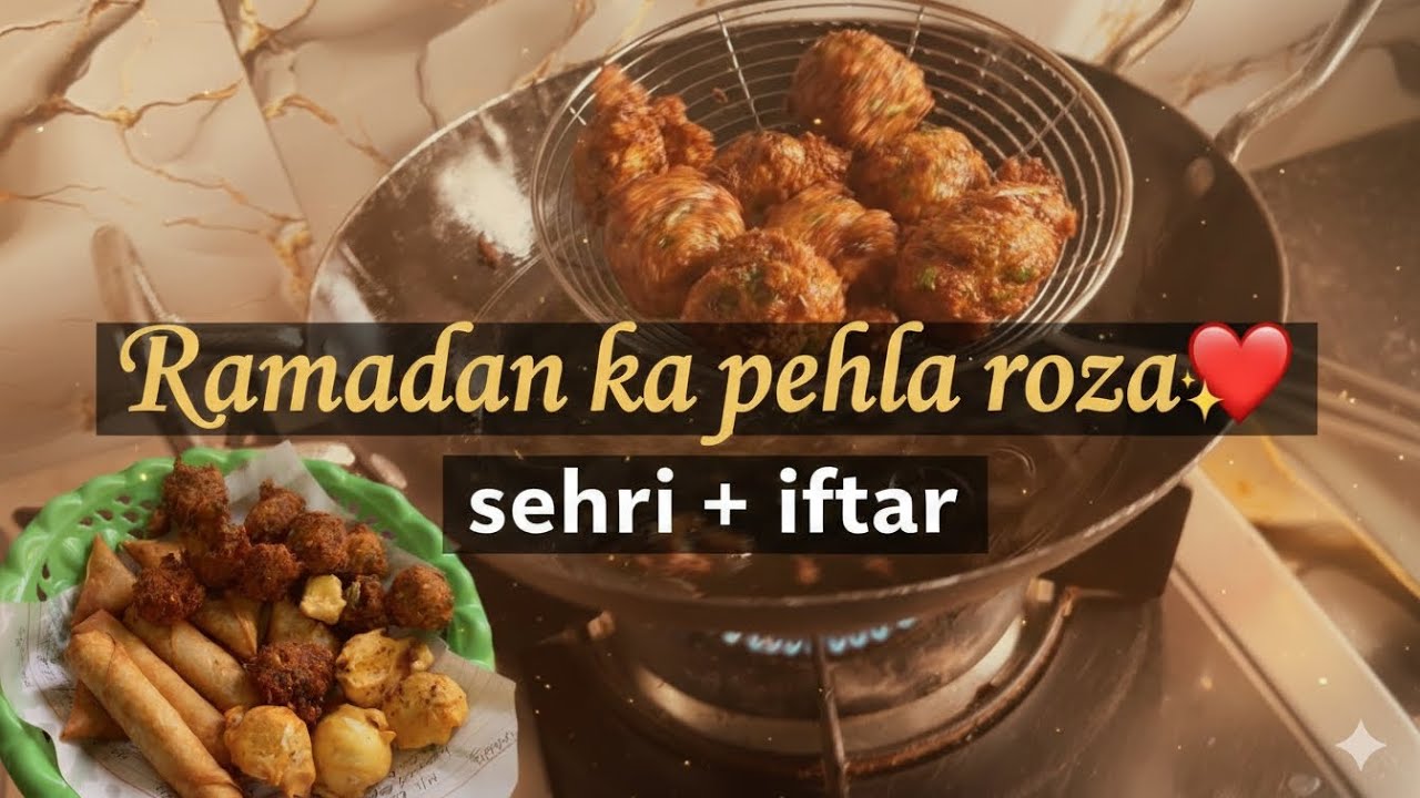 Pehli sehri or iftar❤️