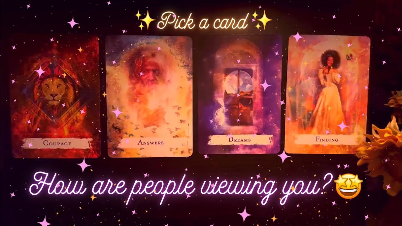 ✨How are people viewing you right now? 👀 Pick a card tarot reading✨