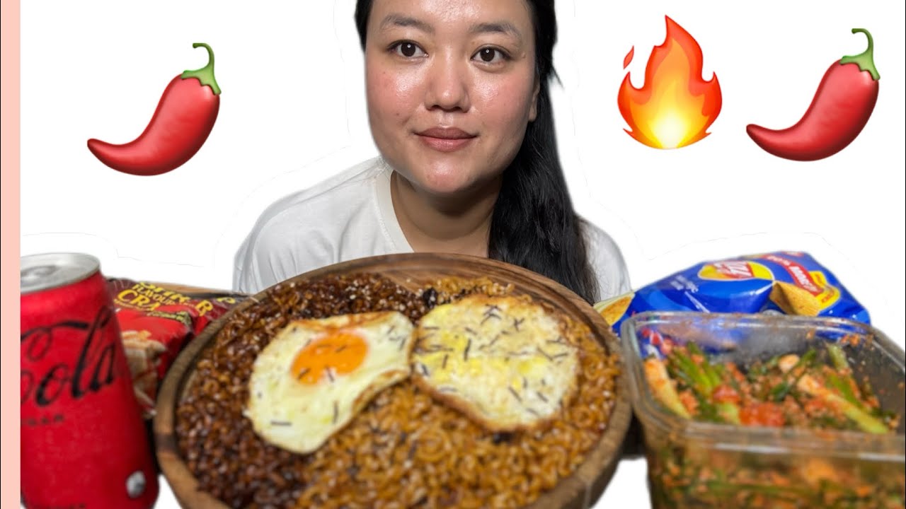 Uncut mukbang||2x spicy,jajang🥵🌶️🌶️||Mizo mukbang