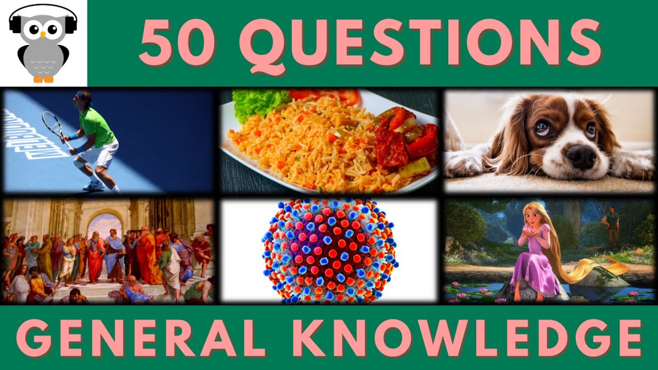 General Knowledge Quiz Trivia #192 | Rafael Nadal, Fried Rice, Dog Claw, Ebola, Rapunzel