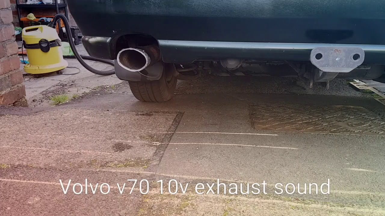 VOLVO V70 850 2.4 10V START UP EXHAUST CLIP AND ACCELERATION