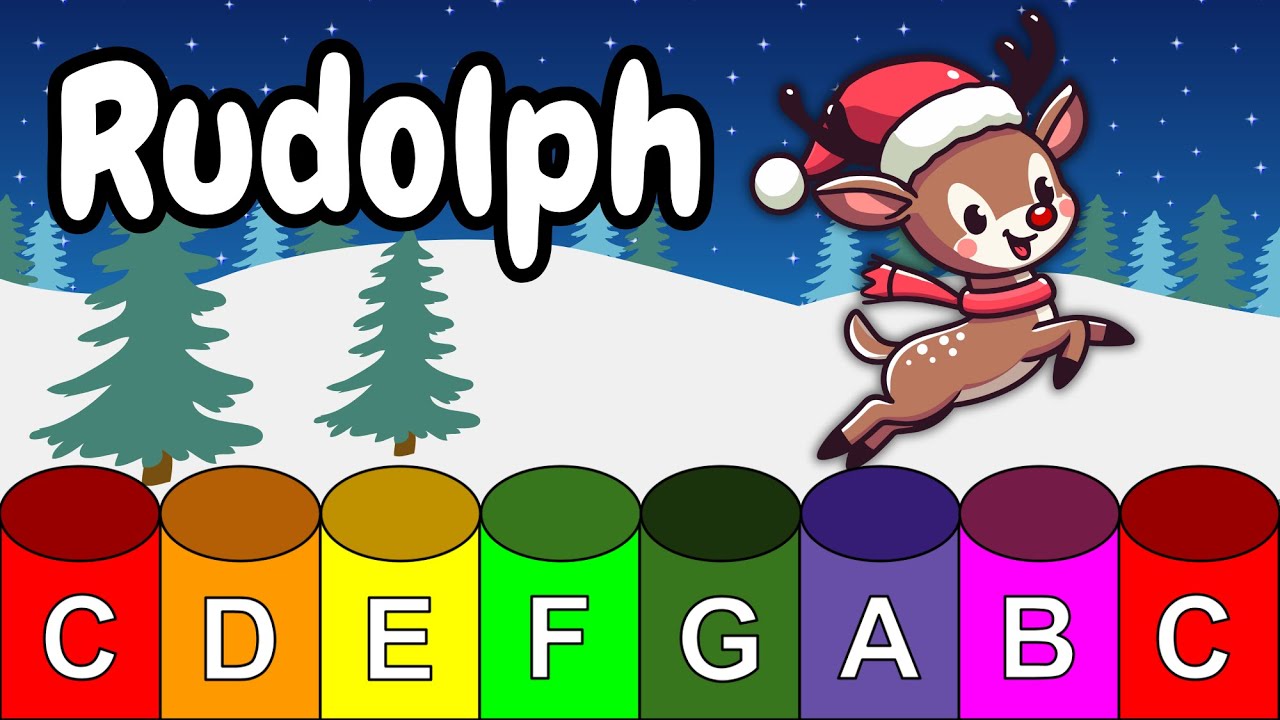 Rudolph the Red Nosed Reindeer - Boomwhacker Play Along
