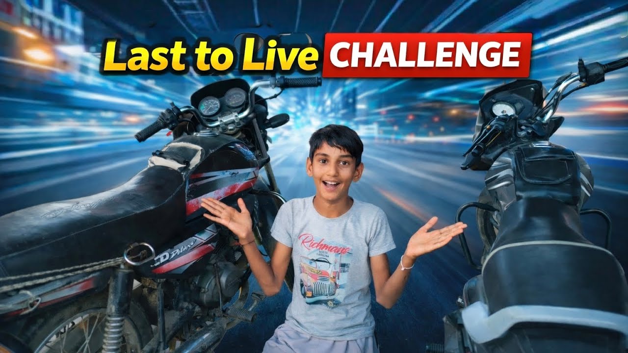 Last to leave bike challenge 😱