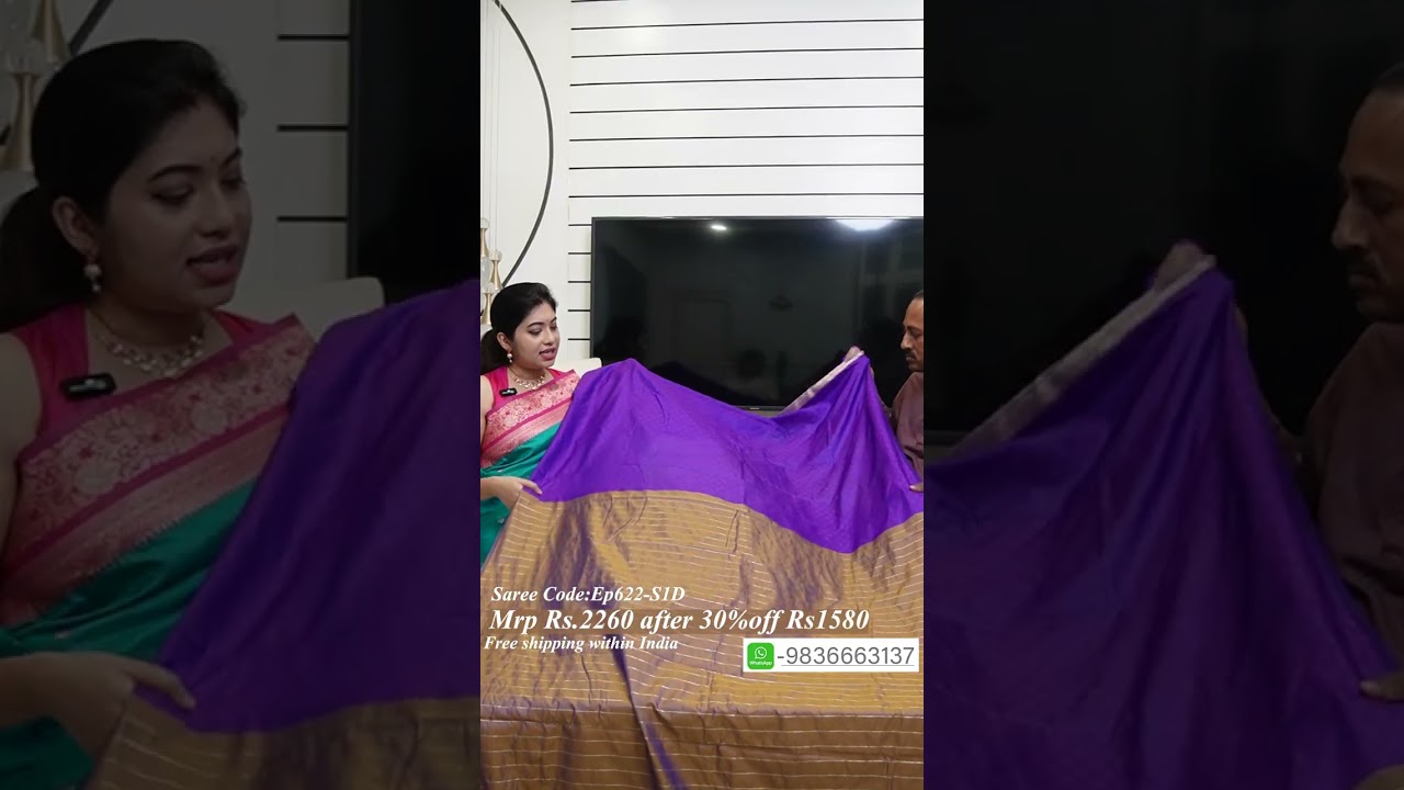 Bengali New Year Sale Flat 30% off on Silk Sarees EP622