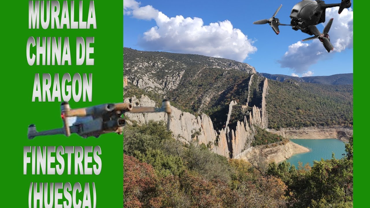 FINESTRES🌏🌏 (MURALLA CHINA DE ARAGON ) A VISTA DE DRON📸📸