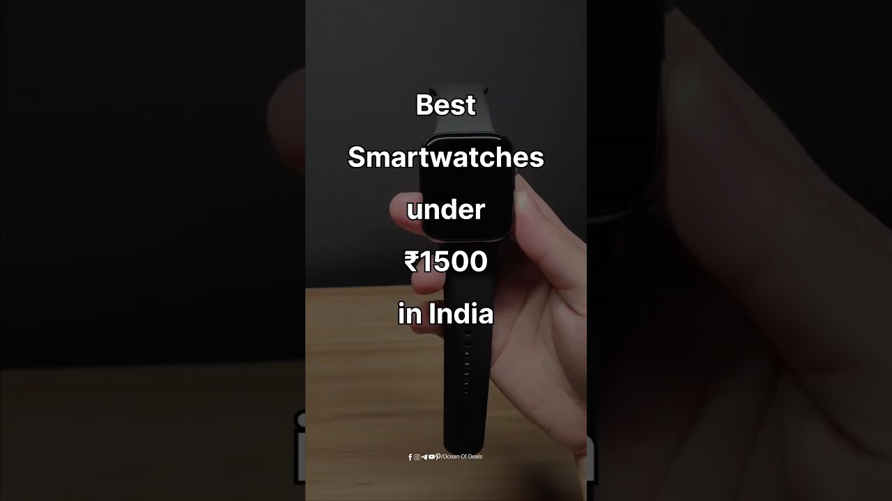 Best Smartwatches under ₹1500 in India 2025 | 