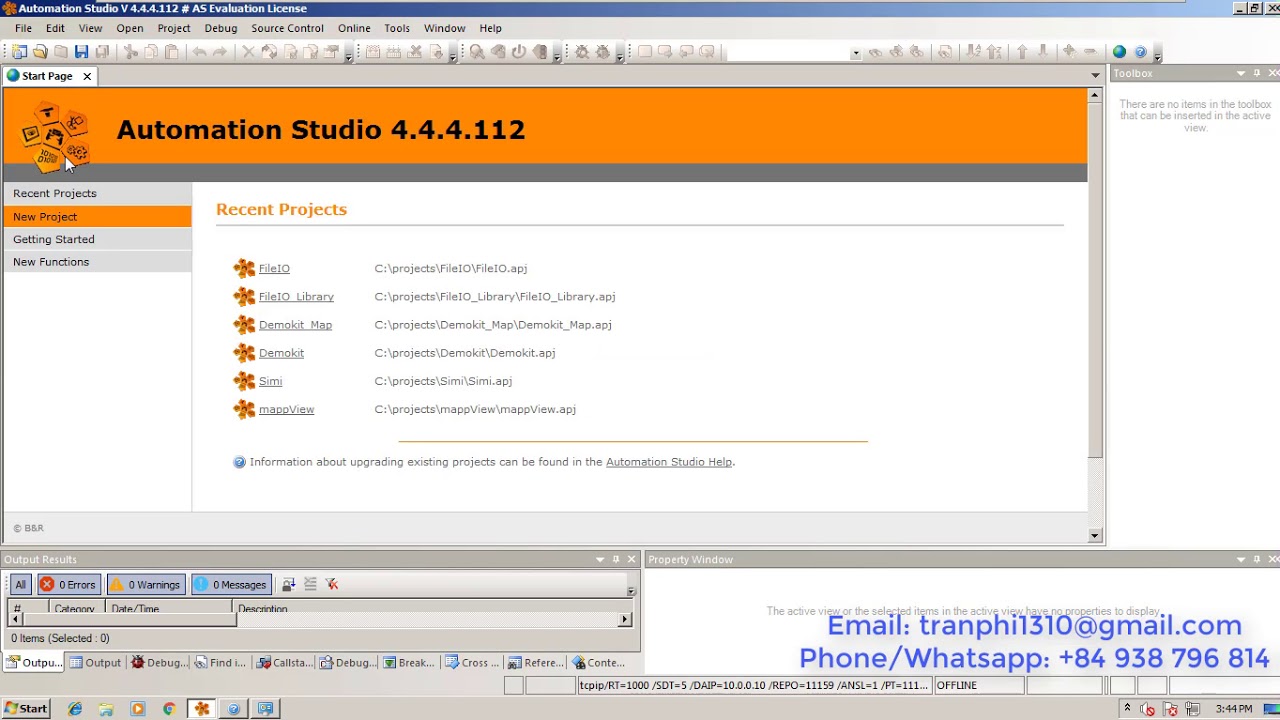 B&R Automation Studio 4: How to connect and upload online hardware's B&R PLC