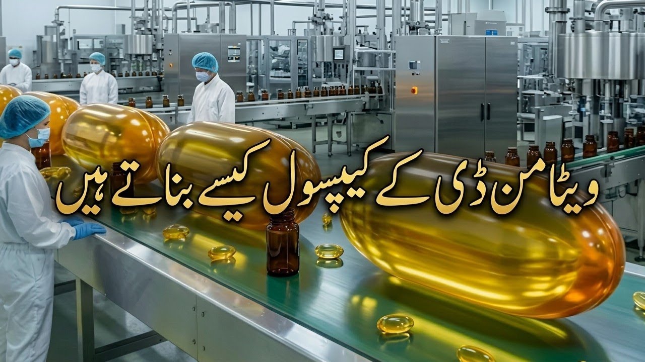 Vitamin_D_Supplement_Factory__How_Softgels_Are_Made___Complete_Manufacturing#ranaadilvlog77 #factory
