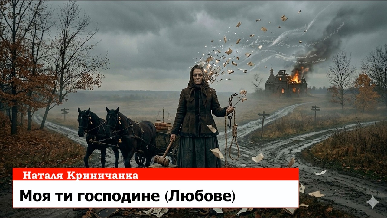Моя ти господине (Любове) - автор слів Наталя Криничанка