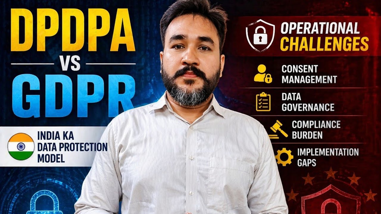 DPDPA vs GDPR &ndash; India ka Data Protection Model aur Operational Challenges