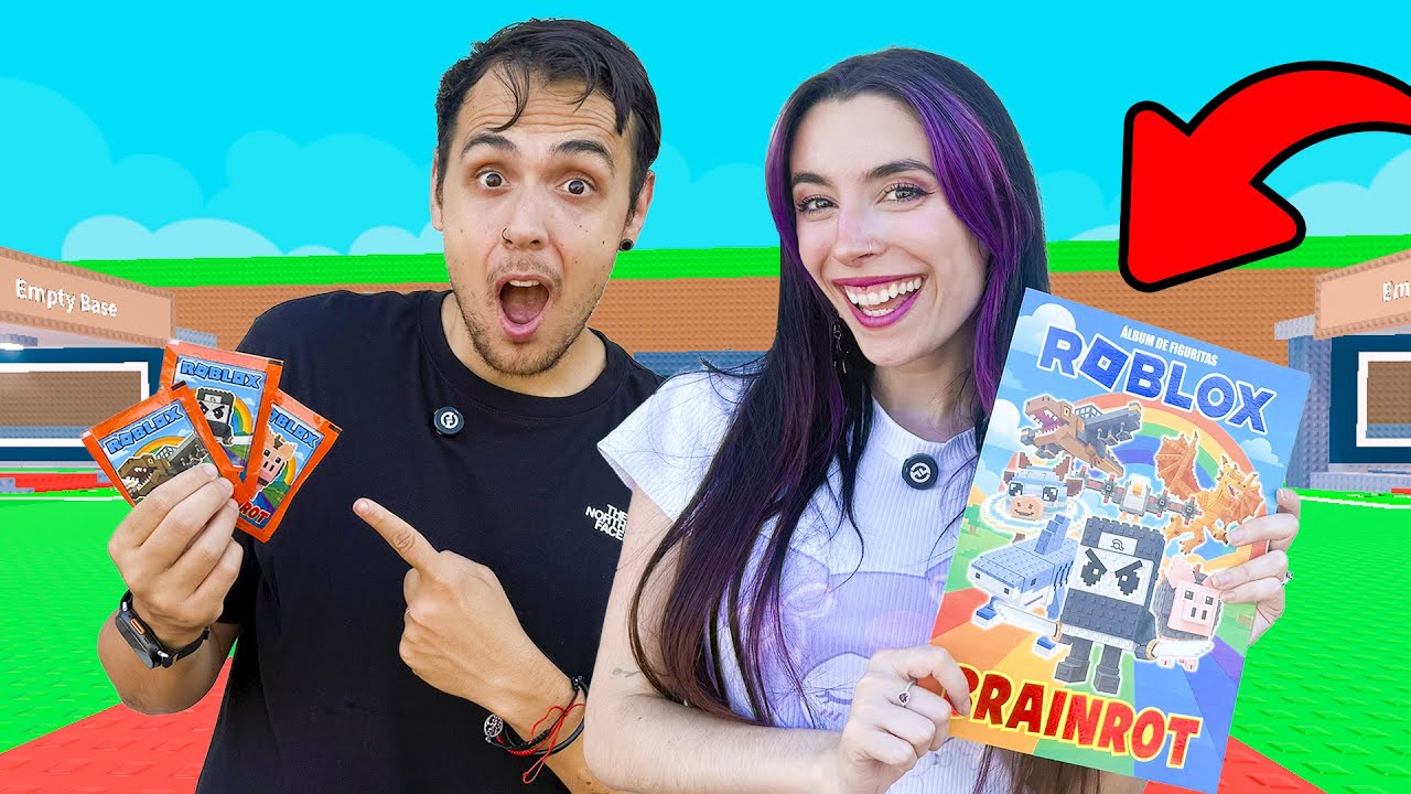 COMPLETAMOS el ALBUM DE FIGURITAS de STEAL A BRAINROT ROBLOX